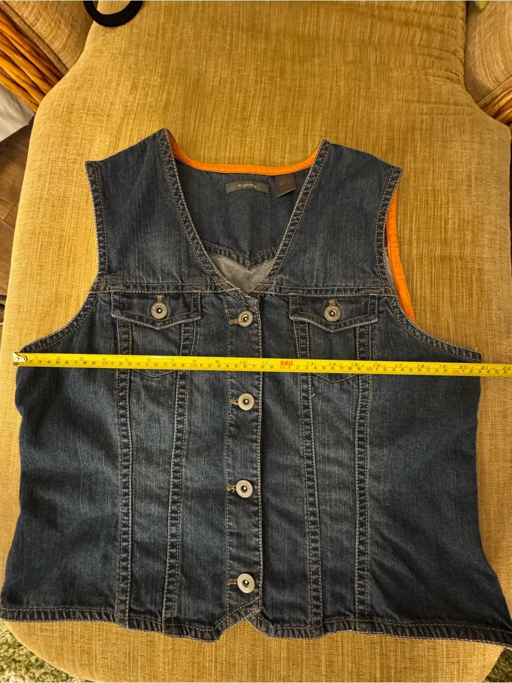 Vintage Liz Claiborne Denim Vest